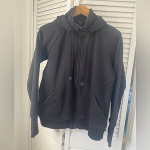 Athleta Triumph Hoodie in black, size L